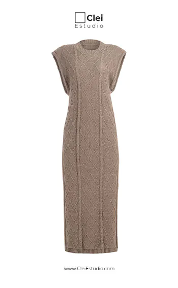 Fotografía Ecommerce Maniquí Fantasma Vestido Café