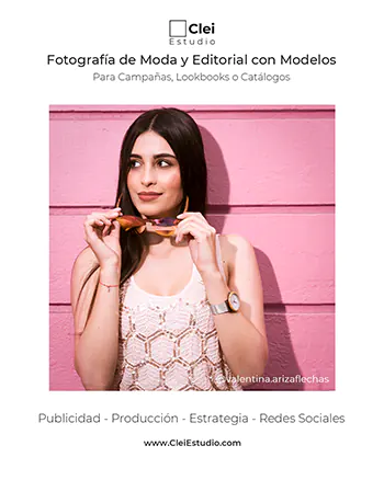 Fotografia de Moda Modelo Gafas